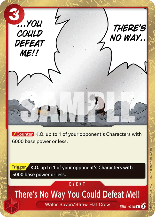 There's No Way You Could Defeat Me!! (foil)