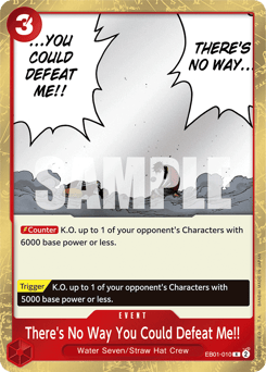 There's No Way You Could Defeat Me!! (foil)
