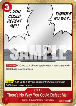 There's No Way You Could Defeat Me!! (foil)