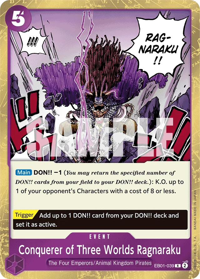 Conquerer of Three Worlds Ragnaraku (foil)
