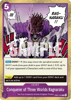 Conquerer of Three Worlds Ragnaraku (foil)