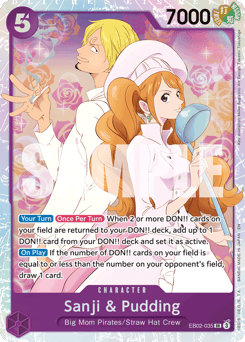 Sanji & Pudding (foil)