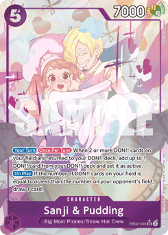 Sanji & Pudding (foil)