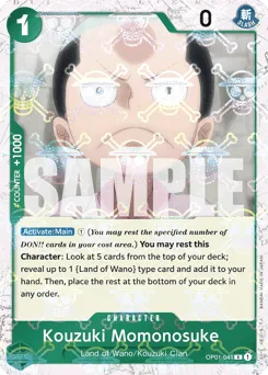 Kouzuki Momonosuke (jollyRogerFoil)