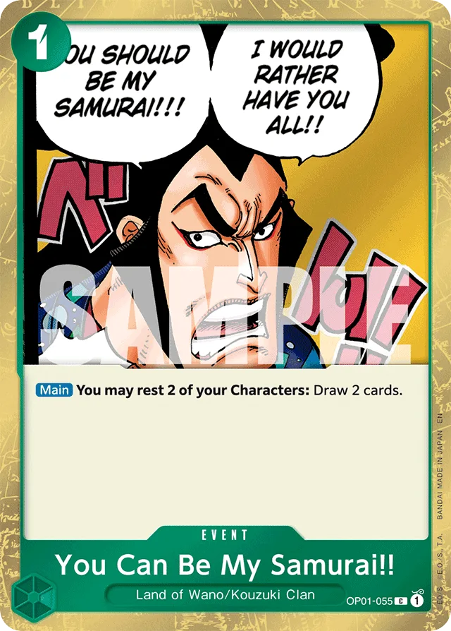 You Can Be My Samurai!! (jollyRogerFoil)