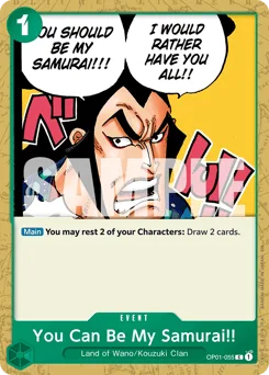 You Can Be My Samurai!! (reprint)