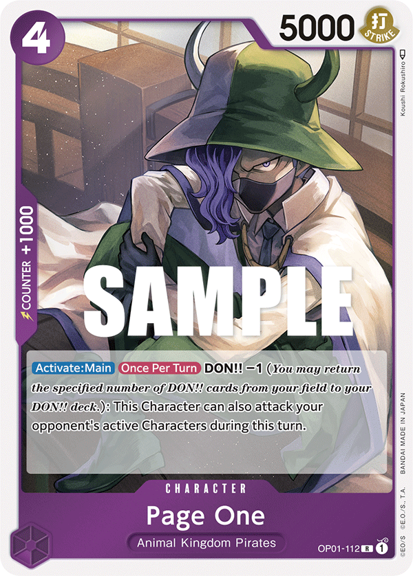 Page One (foil)