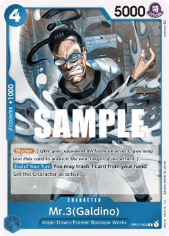 Mr.3(Galdino) (foil)