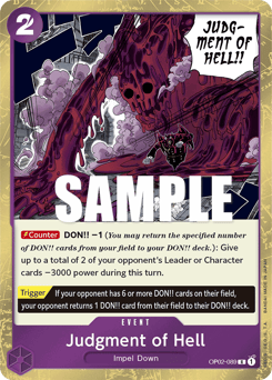 Judgment of Hell (foil)