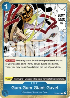 Gum-Gum Giant Gavel (texturedFoil)