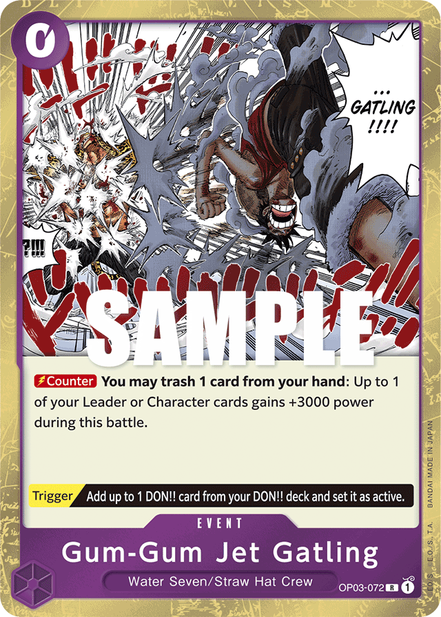 Gum-Gum Jet Gatling (foil)