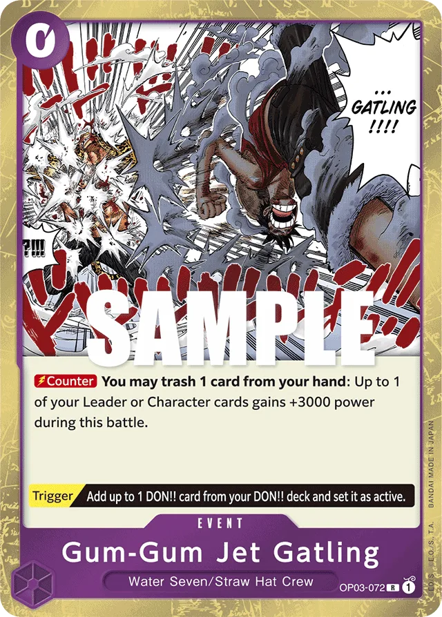 Gum-Gum Jet Gatling (foil)