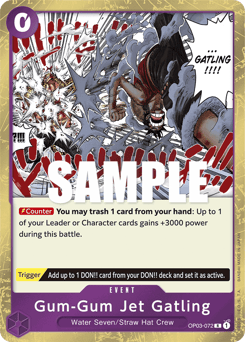 Gum-Gum Jet Gatling (foil)