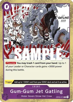 Gum-Gum Jet Gatling (foil)