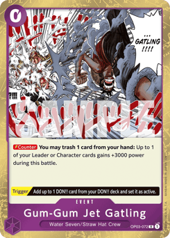 Gum-Gum Jet Gatling (foil)