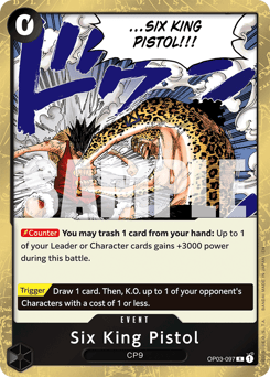 Six King Pistol (foil)