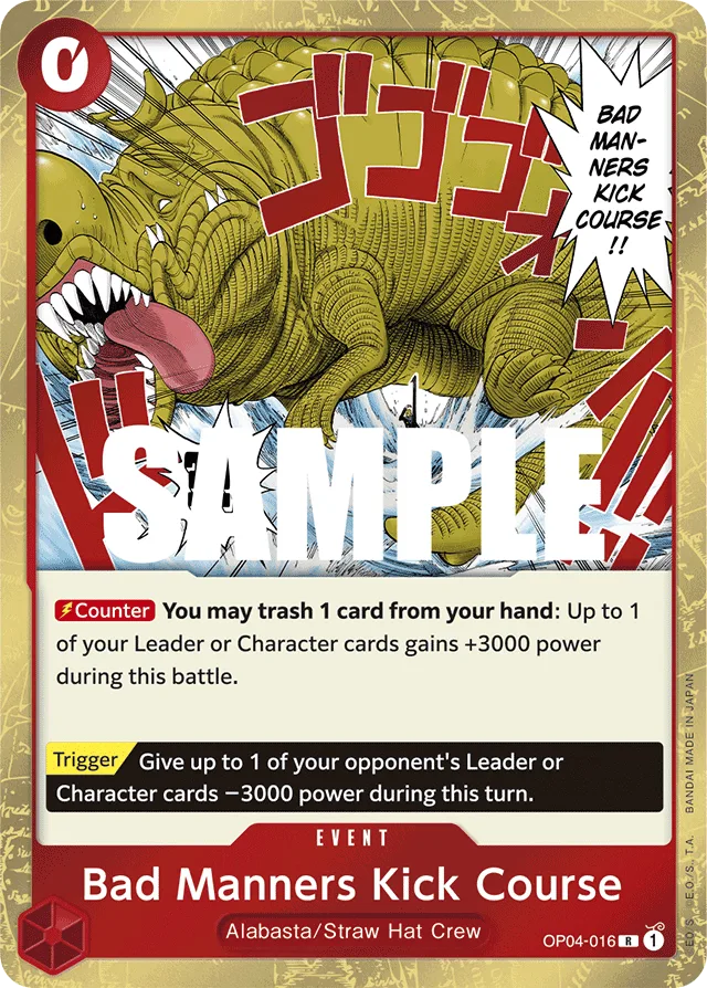 Bad Manners Kick Course (foil)