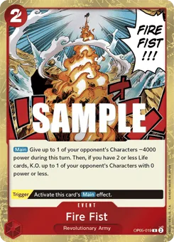 Fire Fist (foil)