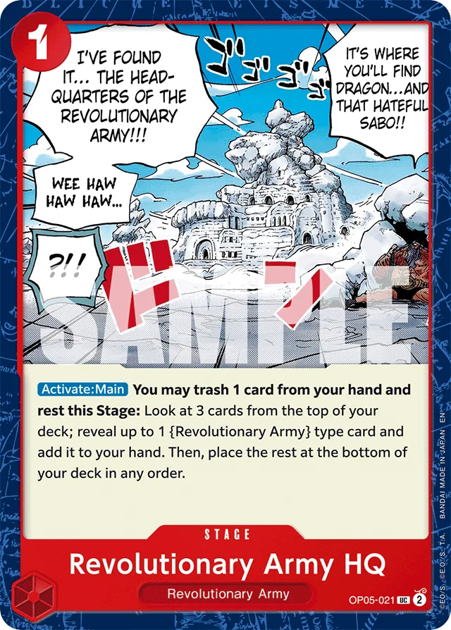 Revolutionary Army HQ (reprint)