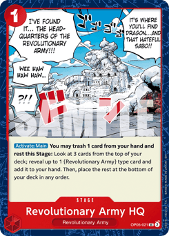 Revolutionary Army HQ (reprint)