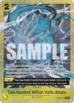 Two-Hundred Million Volts Amaru (foil)