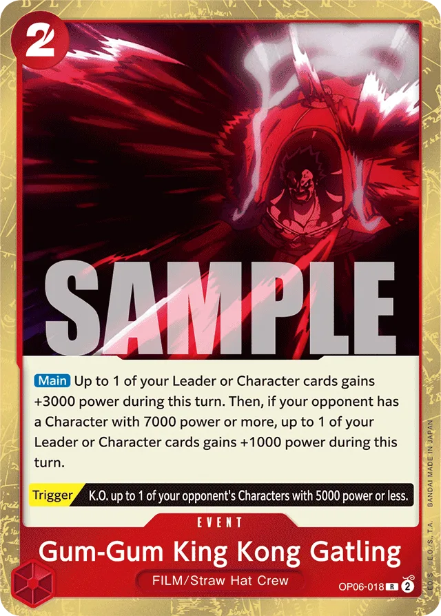 Gum-Gum King Kong Gatling (foil)