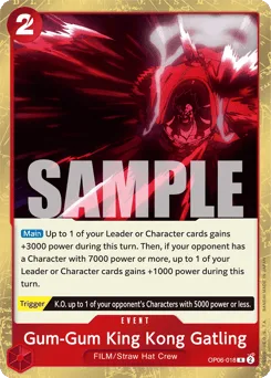 Gum-Gum King Kong Gatling (foil)