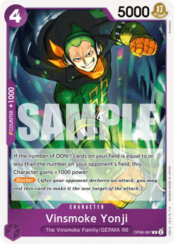Vinsmoke Yonji (foil)