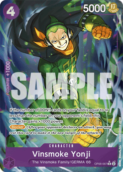 Vinsmoke Yonji (foil)