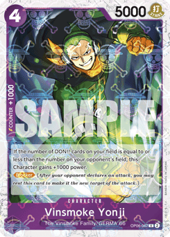 Vinsmoke Yonji (foil)