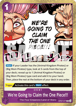 We're Going to Claim the One Piece!!! (foil)