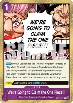 We're Going to Claim the One Piece!!! (foil)