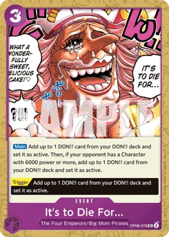 It's to Die For... (reprint)
