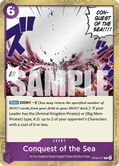 Conquest of the Sea (foil)