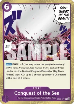 Conquest of the Sea (foil)