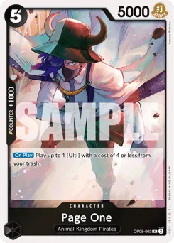 Page One (foil)