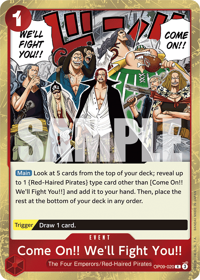 Come On!! We'll Fight You!! (foil)
