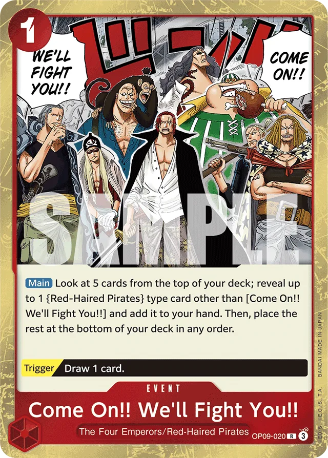 Come On!! We'll Fight You!! (foil)
