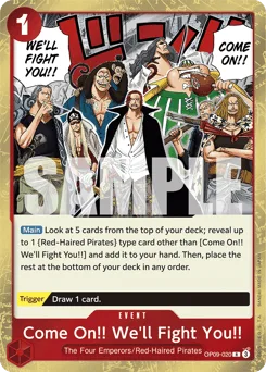 Come On!! We'll Fight You!! (foil)