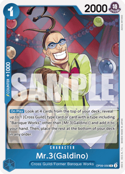 Mr.3(Galdino) (foil)