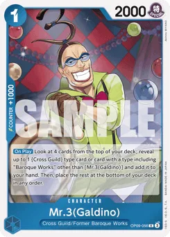 Mr.3(Galdino) (foil)