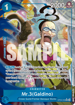 Mr.3(Galdino) (foil)