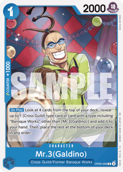 Mr.3(Galdino) (foil)