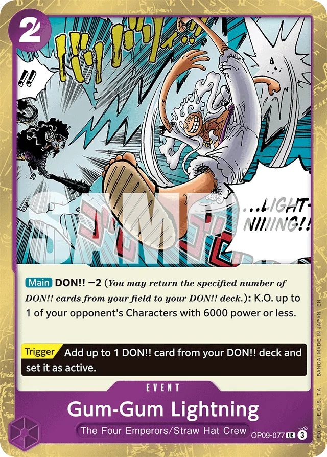 Gum-Gum Lightning (jollyRogerFoil)
