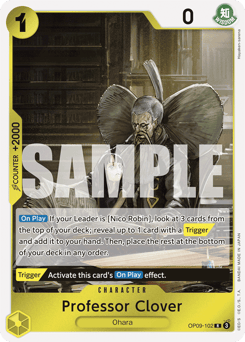 Professor Clover (foil)