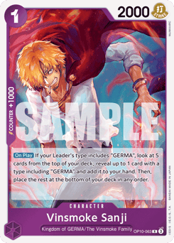 Vinsmoke Sanji (foil)