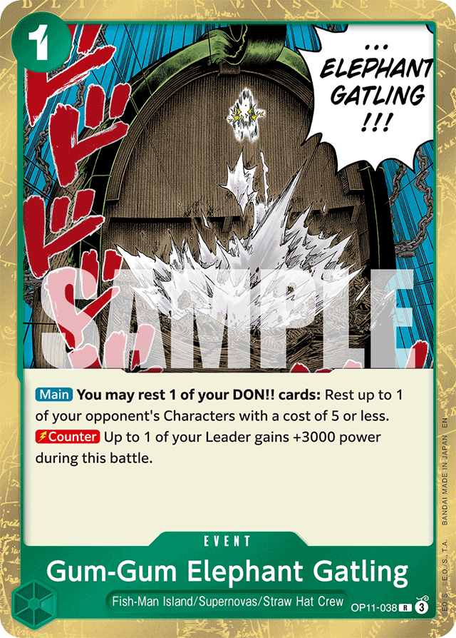 Gum-Gum Elephant Gatling (foil)