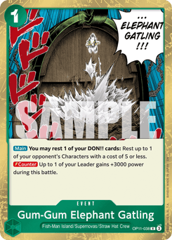 Gum-Gum Elephant Gatling (foil)