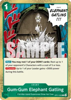 Gum-Gum Elephant Gatling (foil)