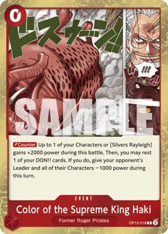 Color of the Supreme King Haki (foil)